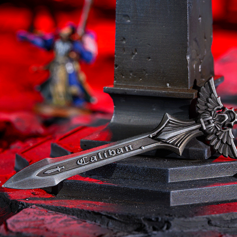 Starforged Warhammer 40K Dark Angels Sword of Caliban  2023 New Men's Keychain Christmas Gift Boyfriend
